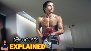 American Psycho 2000 Movie Explained in Telugu  BTR Creations [upl. by Nolram]