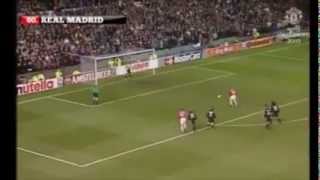 Scholes penalty vs Real Madrid [upl. by Cosette]