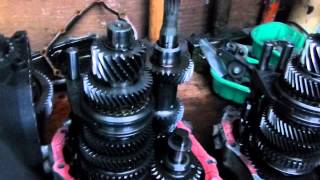 vauxhall zafira 16 16v petrol F17 gearbox transmission part 1 of 4 [upl. by Bernardo473]