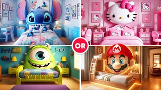 Would You Rather  Build Your Dream House 🏠🌈💞🦄 Daily Quiz [upl. by Binny]