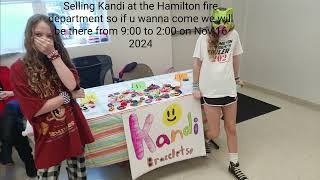 selling Kandi at the Hamilton fire department with lilmosswo [upl. by Alf]