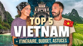 TOP 5 VIETNAM  Nos meilleures destinations  Itinéraire budget astuces transports [upl. by Savior979]