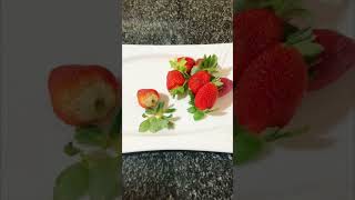 Strawberry for baby food babyfood babyfoodtips fingerfood fruitsforkids [upl. by Louisa]