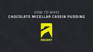 How To Make Micellar Casein Pudding  Ascent Protein [upl. by Irpak]