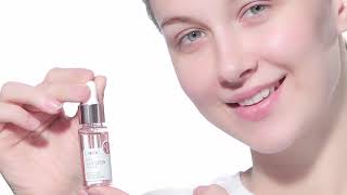 LAIKOU Japan Sakura Serum Essence Shrink Pores Remove Acne Skin Rejuvenation Hyaluronatic Vitamin C [upl. by Nicholl615]