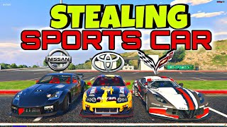 Stealing quotSPORTS CARquot Using Tracker Device in GTA 5 sobrang solid [upl. by Eiznyl312]