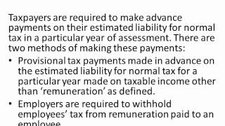 ACCA F6ZAF  8 Employees taxprovisional tax [upl. by Dorwin]