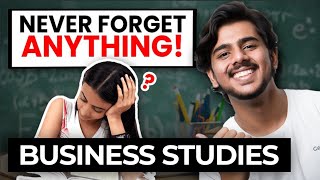 How to Effectively Memorize Points in Business Studies  Fool Proof Strategy 🤯💯 [upl. by Sudaorb]