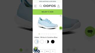 New OOFOS Shoe OOMG SPORT LS LOW Lace Up Shoe [upl. by Colvin]