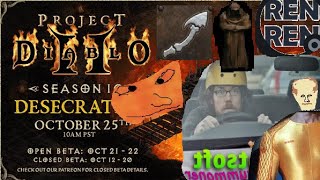 Project Diablo 2 Season 10 beta Act IV merc is absolutely the best budget merc BONERHEW [upl. by Tallbot372]