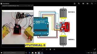 153 Circuit Connections Interfacing L298N with Arduino using Matalb GUI Part 4 [upl. by Enoved70]