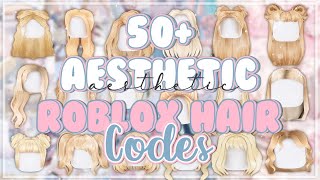 50 Aesthetic blonde hair codes  How to use  Roblox Part 1 [upl. by Siurtemed]