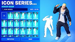 ALL FORTNITE ICON SERIES amp NEW TIKTOK EMOTES 10 [upl. by Maples]