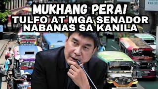 RAFFY TULFO AT ILANG SENADOR NANGINIG SA GALIT AT SINIGAWAN ANG MGA TAGA LTFRB [upl. by Nneb]