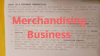 Basic Accounting  Merchandising Business [upl. by Charil774]