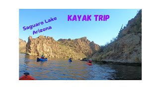 Kayak trip Saguaro Lake AZ Oct 2024 [upl. by Ruff]