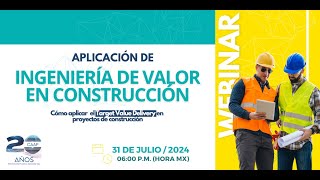 APLICACIÓN DE INGENIERÍA DE VALOR EN PROYECTOS DE CONSTRUCCIÓN [upl. by Ellenij]