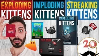 Exploding Kittens  Imploding Kittens  Streaking Kittens  El vídeo definitivo  Español [upl. by Kina]