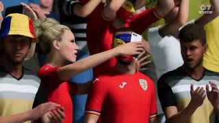 Gameplay FC 24  Roemenië  Nederland  Euro 2024 [upl. by Sabec]