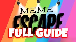 MEME ESCAPE FORTNITE How To Complete Meme Escape [upl. by Ailalue996]