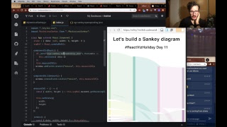 ReactVizHoliday Day 11 Lets build a sankey diagram [upl. by Ofilia]