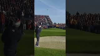 How would YOU react if you made this bunker holeout 😱 [upl. by Christoph]