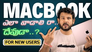 macbook new user guide in telugu 2024  mac for beginners  km creative zone [upl. by Ynohtnael]