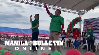 Sara Duterte dances Harry Roques campaign dance during UniTeam grand rally in Nueva Ecija [upl. by Wallas]