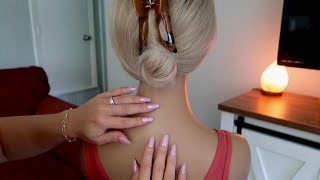 ASMR  Relaxing Back Massage  Back Scratching Back Brushing amp Back Tapping [upl. by Phyllis]