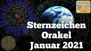 Orakel Horoskop Januar 2021 für alle 12 Sternzeichen [upl. by Elbon]