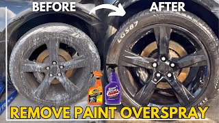 How to Remove Paint Overspray from Car Tires  Easy Techniques StepbyStep Guide [upl. by Hammad]