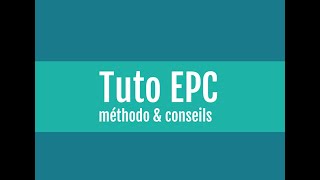 Tuto EPC Anglais [upl. by Notneiuq638]