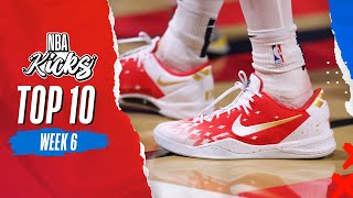 Top 8 Sneakers in the NBA  NBAKicks  Week 6 [upl. by Ehcnalb87]