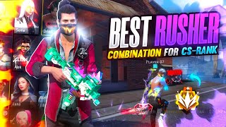 CS rank best character skill combination for rusher  CS rank tips and tricks  Player 07 [upl. by Kazmirci]