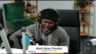 Mark Anim Yirenkyi — Yesu reba Live performance 3FM927 [upl. by Ahsuatan]