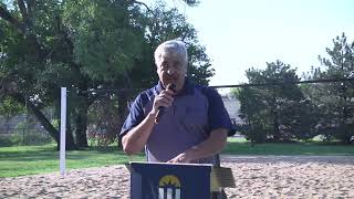 Evergreen Park Volleyball Court  Ribbon Cutting [upl. by Hanima603]