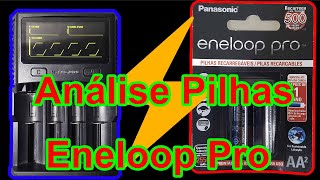 Análise Pilhas Eneloop Pro AA 2550 mAh [upl. by Keeler]