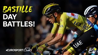 Great Bastille Day Victories 🙌 Tour De France 🇫🇷  Eurosport Cycling [upl. by Healey121]