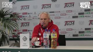 Pressekonferenz SC Preußen Münster 21 VfR Aalen  29Spieltag 3Liga 20162017 [upl. by Eimrej]