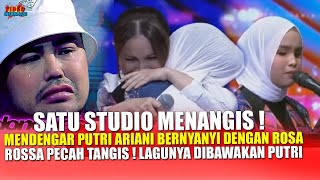 SATU STUDIO MENANGIS  Mendengar Rossa Bernyanyi Bersama Putri Ariani  Indonesia Got Talent [upl. by Hughie]