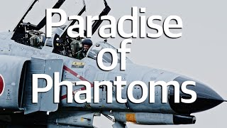 百里基地 F4 ファントム quot You dream of The Paradise of Phantoms quot JASDF F4RF4 Phantoms [upl. by Duwe]