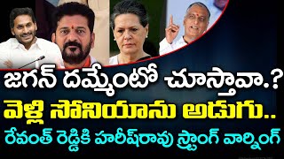 జగన్ దమ్మెంటోచూస్తావా రేవంత్ రెడ్డి Harish Rao Strong Warning To Revanth Reddy  Janam Kosam [upl. by Latoye]