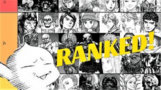 RANKING Every BERSERK Character Best  Worst [upl. by Keithley]