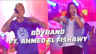 Boyband ft Ahmed El Fishawy Marina 2017  بوي باند و أحمد الفيشاوي  الصحاب من حفلة مارينا ٢٠١٧ [upl. by Esinev]