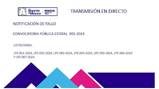 LPN901030992A062024 NOTIFICACIÓN DE FALLO Y ADJUDICACIÓN [upl. by Ayom]