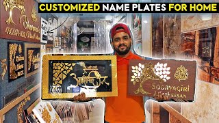 Designer Home Name Plates At Budget Price  Personalized Name Plates  Custom LED Neon Light Signs [upl. by Wilde]