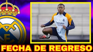 LA FECHA DE REGRESO DE ALABA CON EL REAL MADRID Y HAY SORPRESA [upl. by Ollie]