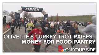 Olivettes 11th annual 5K Turkey Trot raises money for food pantry [upl. by Winchester]