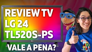 REVIEW TV LG 24TL520SPS VALE A PENA [upl. by Hicks]