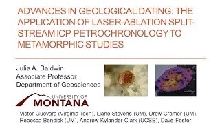 The Application of LaserAblation SplitStream ICP Petrochronology [upl. by Duval]